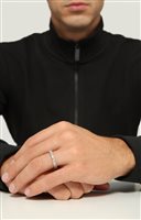 Anello Bikkembergs Uomo Embossed in Acciaio EMBR01WR-19 - EMBR01WR-19